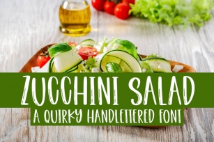 Zucchini Salad Font Download