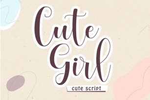 Cute Girl Font Download
