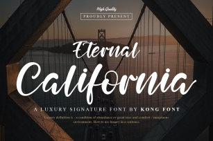 Eternal California Font Download