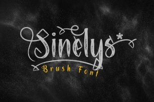 Sinelys Brush Font Download