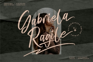 Gabriela Ragile Handwritten Brush Font Download