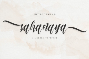 sahanaya script Font Download