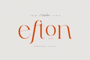 Efton Serif Font Download