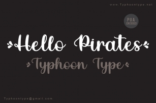 Hello Pirates font Font Download
