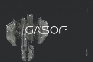 Gasof Futuristic Font Download