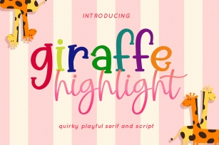 Giraffe Highligh Font Download
