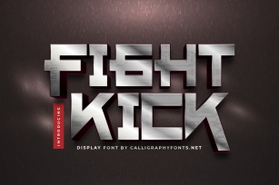 Fight Kick Font Download