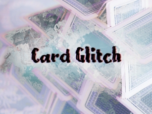 C Card Glitch Font Download