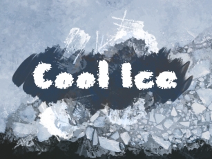 C Cool Ice Font Download