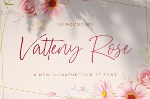Vatteny Rose Font Download