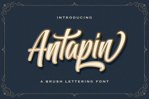 Antapin Font Download