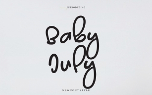 Baby July Font Download