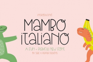 Mambo Italiano Font Font Download
