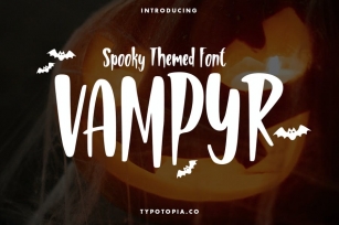 Vampyr Spooky Themed Font Font Download