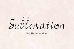 Sublimation Font Download