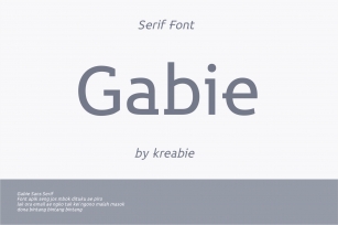 Gabie Font Download