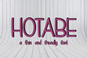 Hotabe Font Download