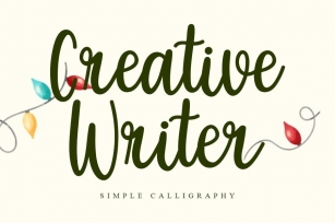 Creative Writer Font Download
