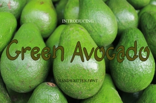 Green Avocado Font Download