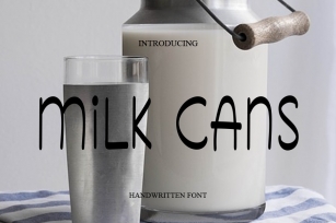 Milk Cans Font Download