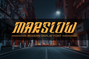 Marslow Font Download
