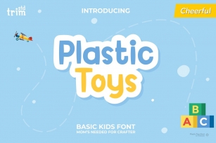 Plastic Toys Playful Display Font Download