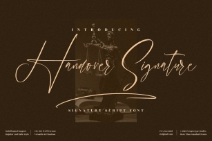 Handover Signature Font LS Font Download