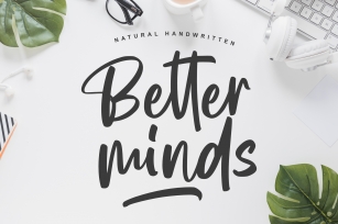Better minds Font Download