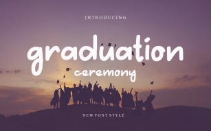 Graduation Ceremony Font Download