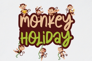 Monkey Holiday Font Download