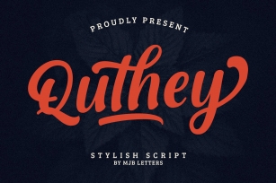 Quthey Casual Script Font Download