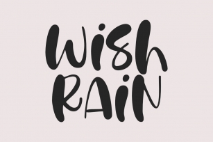 Wish Rain Font Download