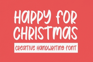 Happy for Christmas Font Download