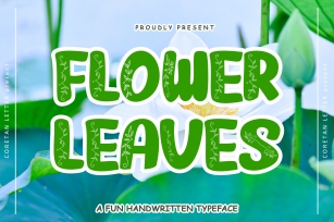 Flower Leaves Font Download