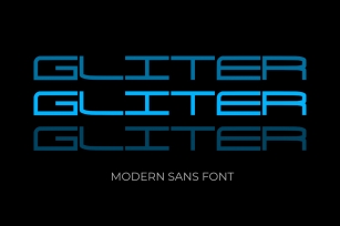 Gliter Font Download