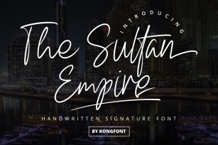 The Sultan Empire Font Download