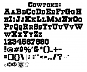 Cowpoke Font Download