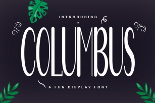 Columbus Font Download
