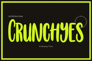 Crunchyes Display Font Download