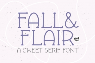 FALL & FLAIR Farmhouse Serif Font Download