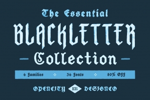 The Essential Blackletter Collection Font Download