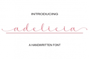 Adelicia Font Download