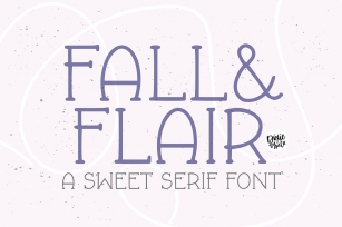 FALL  FLAIR Farmhouse Serif Font Download