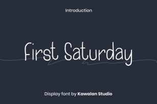 First Saturday Font Download