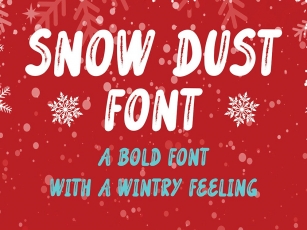 Snow Dust Font Download