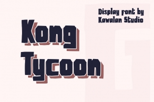 Kong Tycoon Font Download