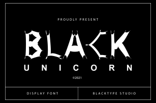 Black Unicorn Font Download
