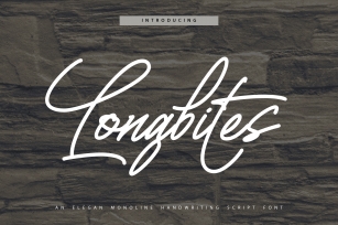 Longbites Font Download