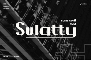 Sulatty - Sans Serif Font Font Download