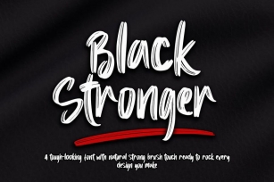 Black Stronger Font Download